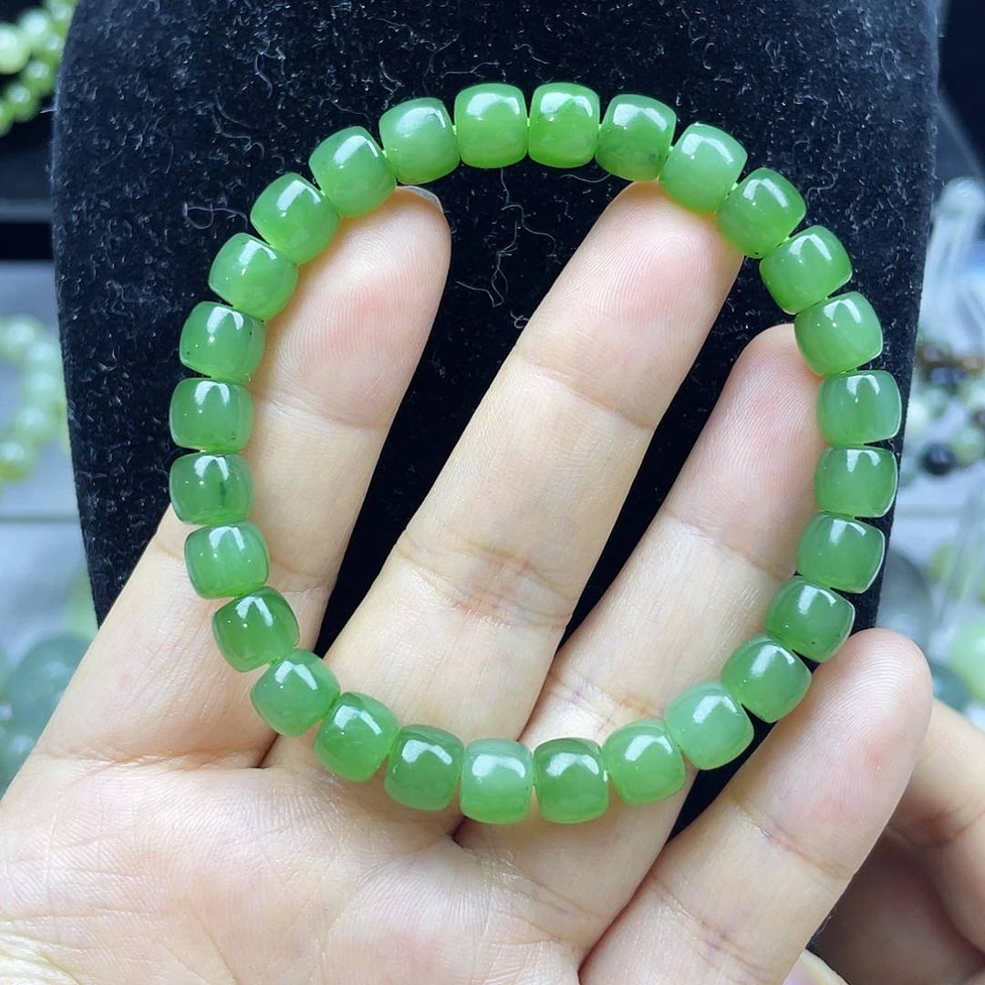 和田玉（碧玉）未镶嵌手链