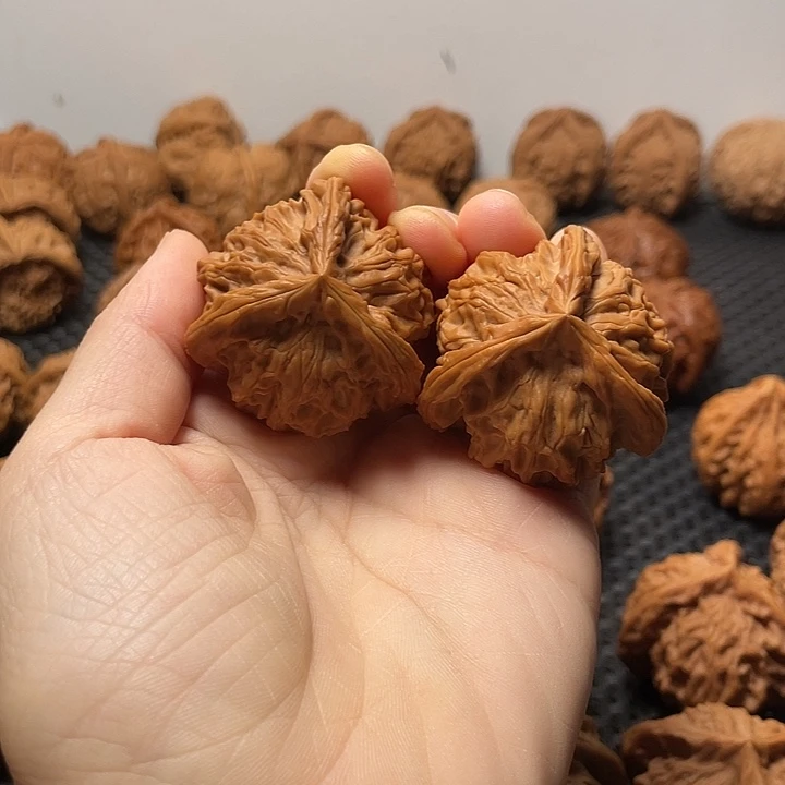 恰***干吊坠文玩核桃40盘山061