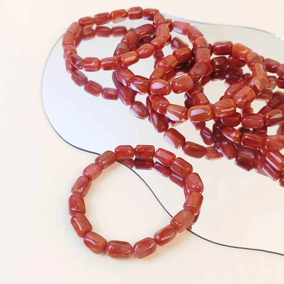 随形火焰纹南红手串（多样性发其一）