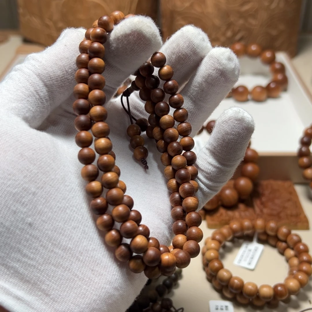 檀香木手串/手链X****E07供奉横纹