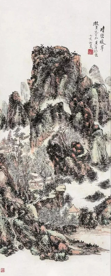 装饰画六尺国画玄关画客厅背景墙挂画卧室挂画办公室挂画山水画