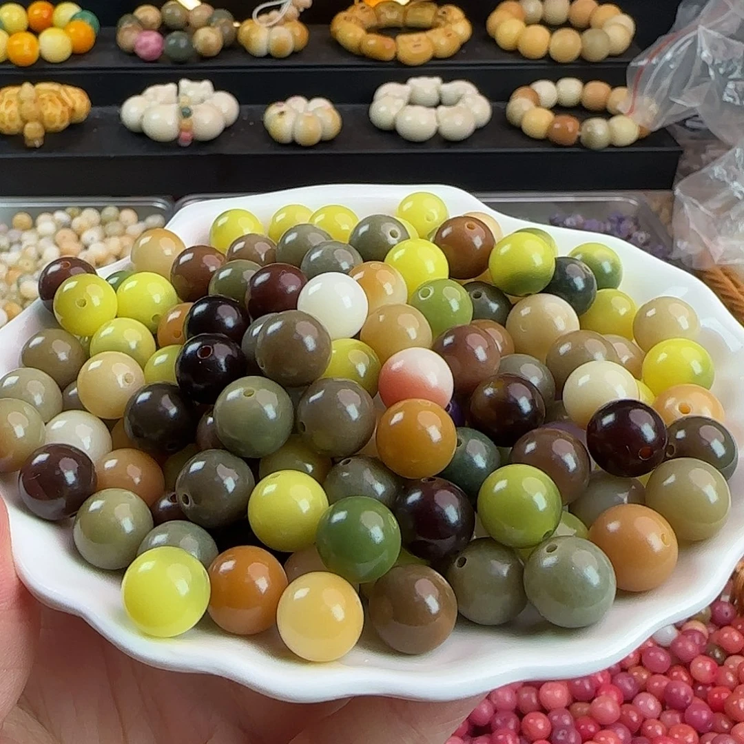 手串菩提根/象牙果卡11/12玛卡龙圆100卡牌➕100备珠