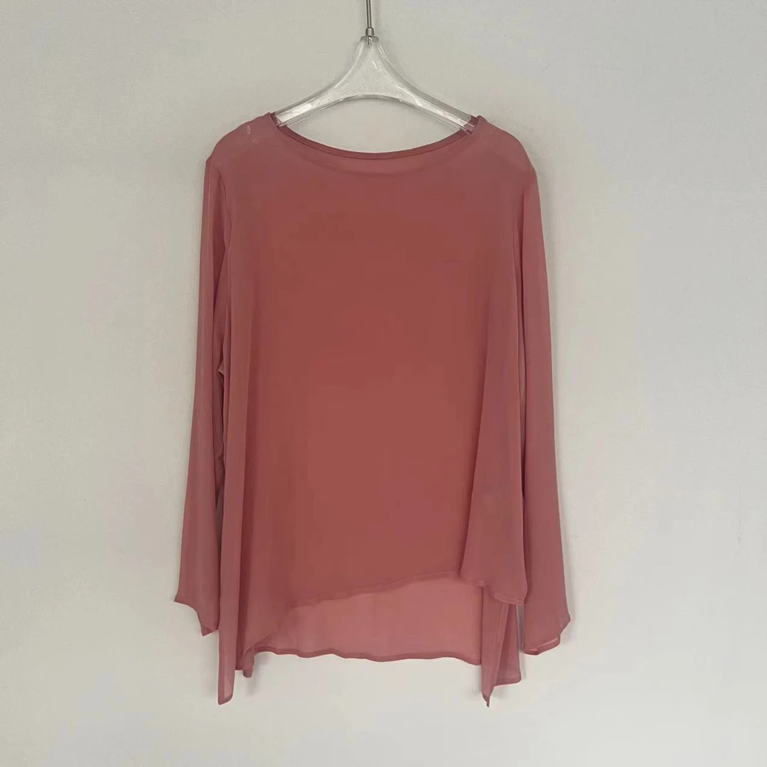 i-EAST 简约即舒适~超简约的百搭衬衫上衣-4X T12503