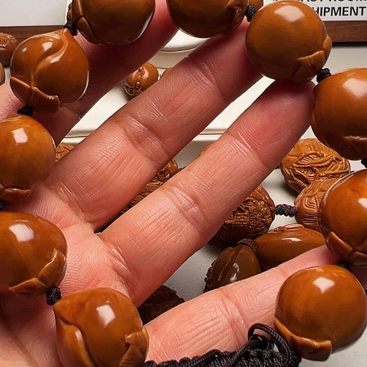 橄榄核手串/手链寿桃串