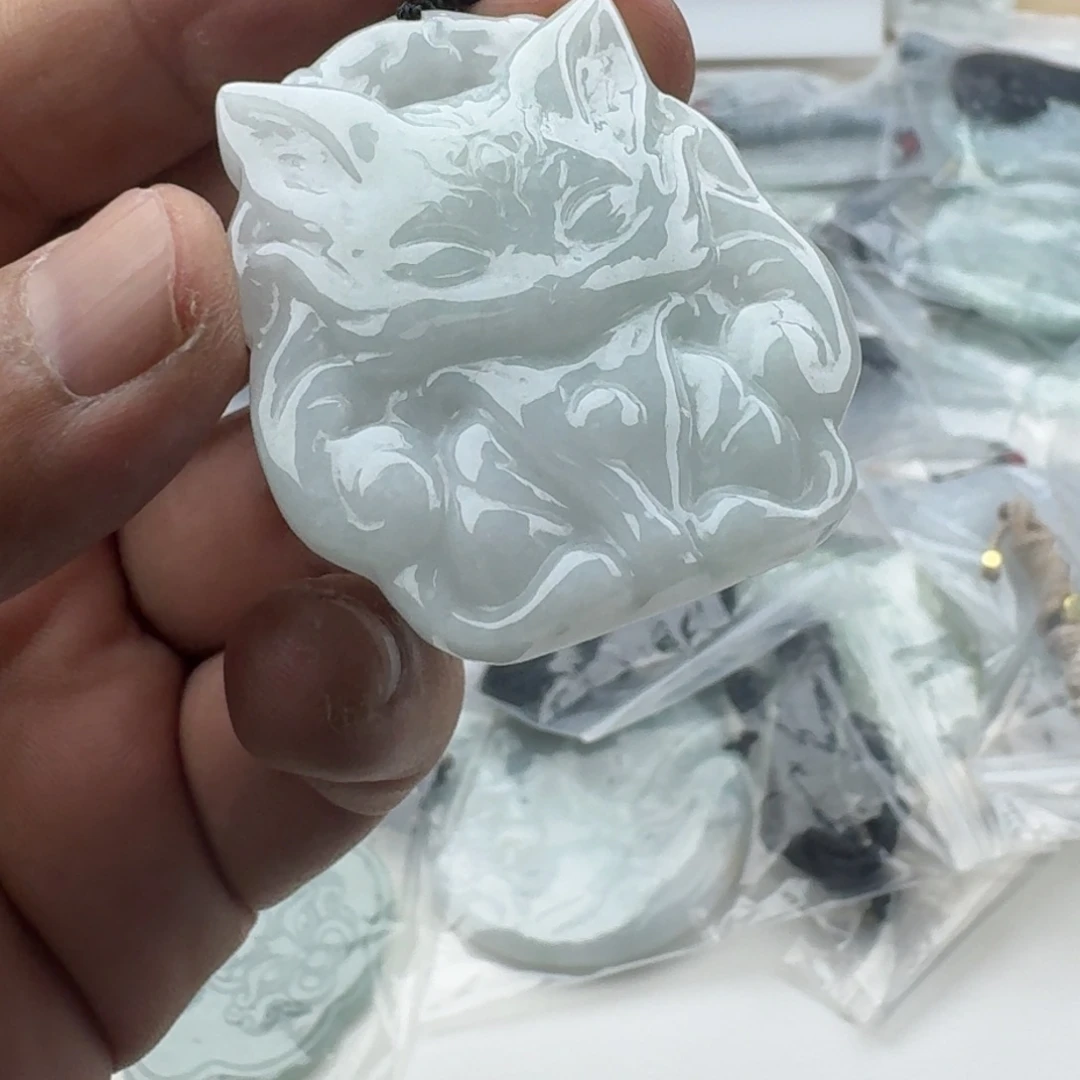颈饰未镶嵌翡翠天然缅甸A货翡翠