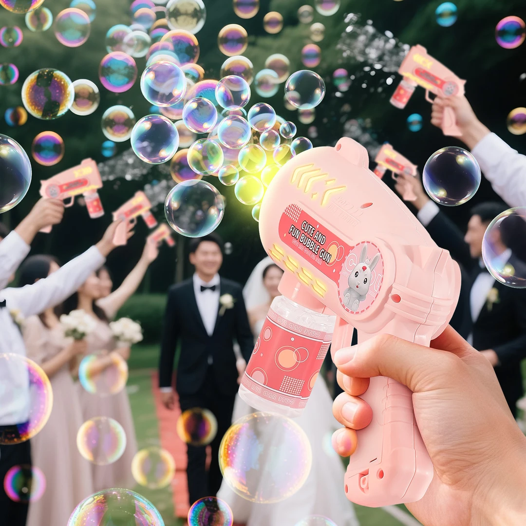 婚礼专用泡泡机全自动结婚手持礼炮礼花户外婚庆氛围感拍照道具