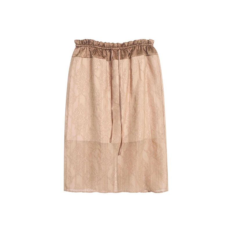 ReneRiva买手店 UHOO WU 提花拼接半裙