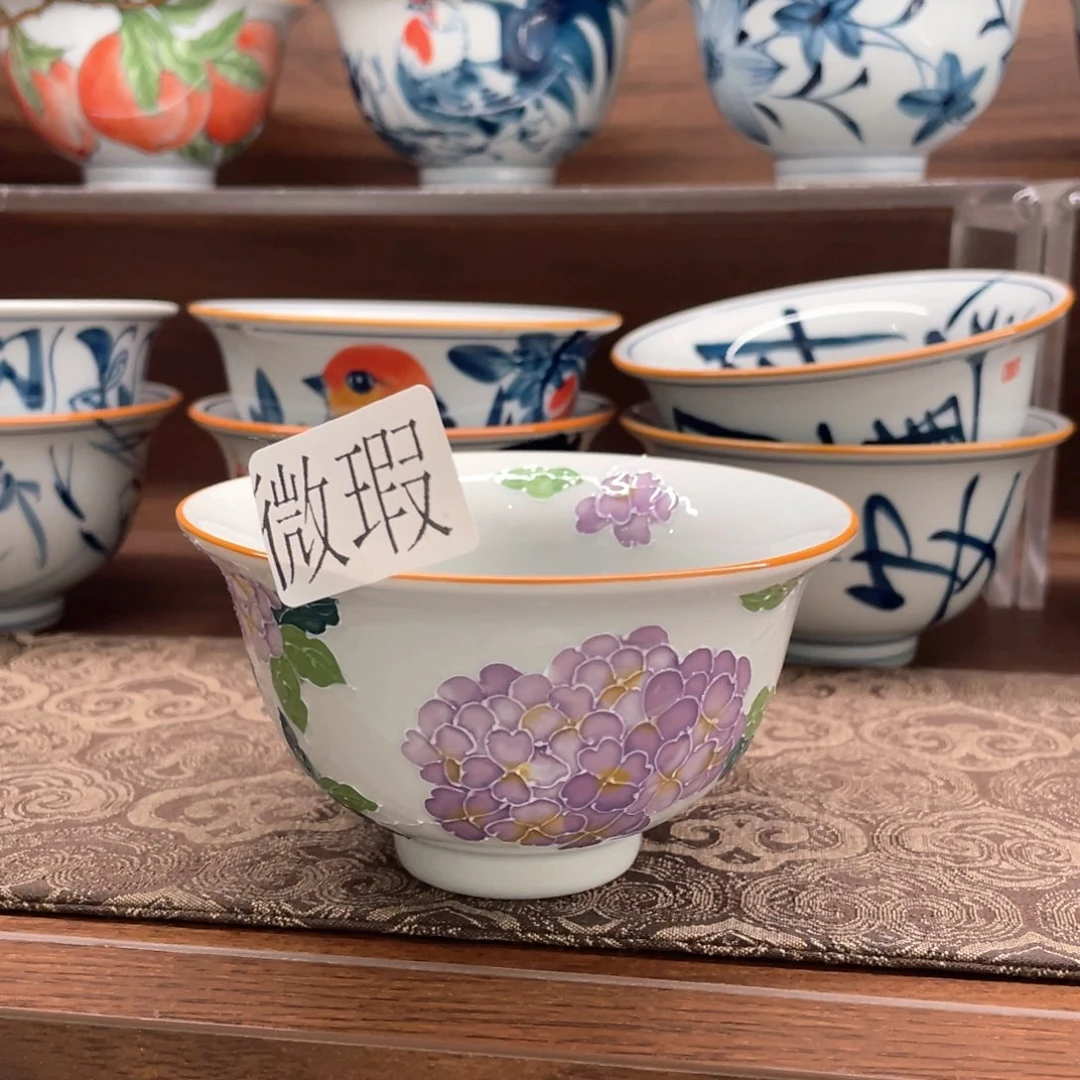釉下彩纯手绘微瑕咯