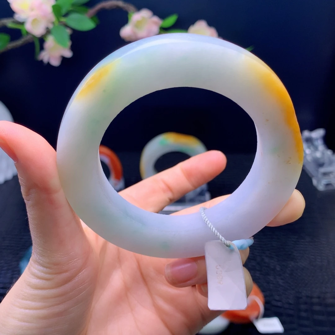 定制翡翠手镯58-70未镶嵌