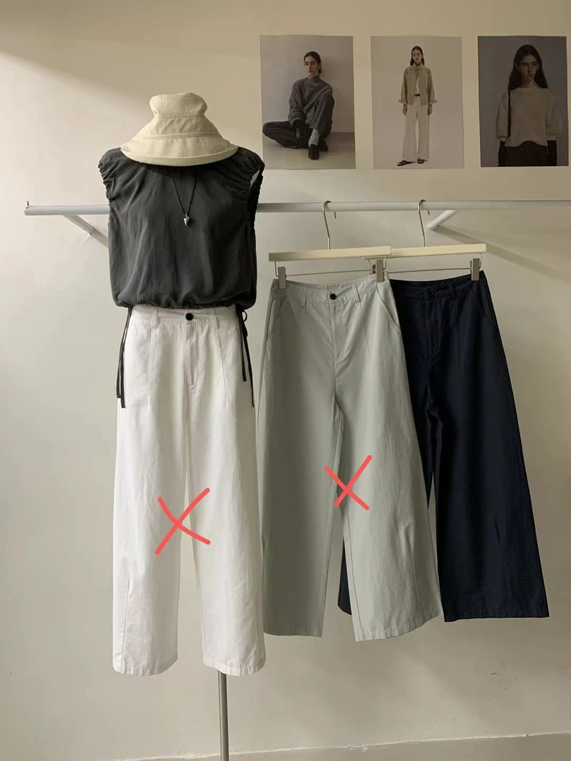 abow@82690 韩系百搭高腰显瘦直筒休闲裤 6-28