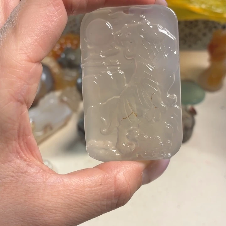 玛瑙/玉髓未镶嵌吊坠(不含链)