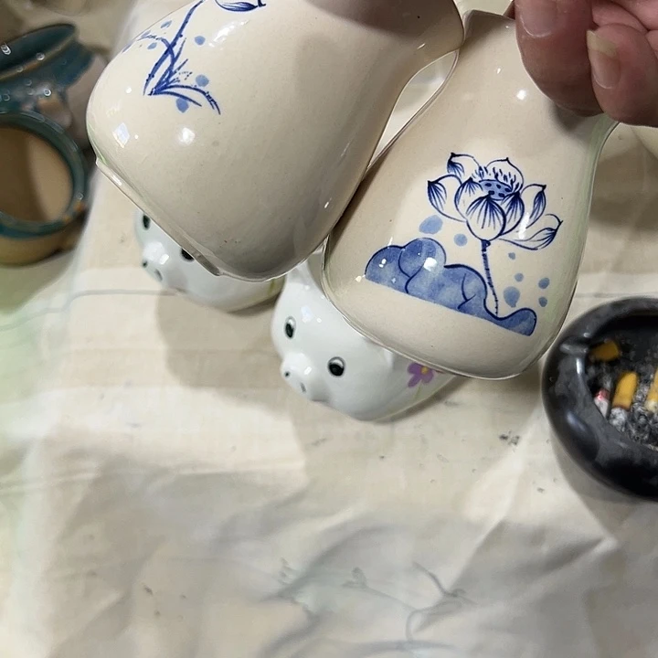 微瑕陶瓷花盆满9.9发