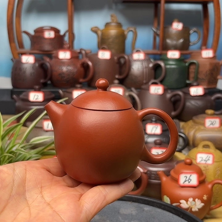 茶壶紫砂微瑕不带证书礼盒120cc