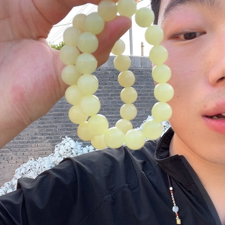手链未镶嵌和田玉黄口手串卡12多样性发一