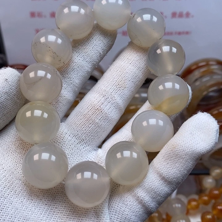 玛瑙/玉髓串未镶嵌