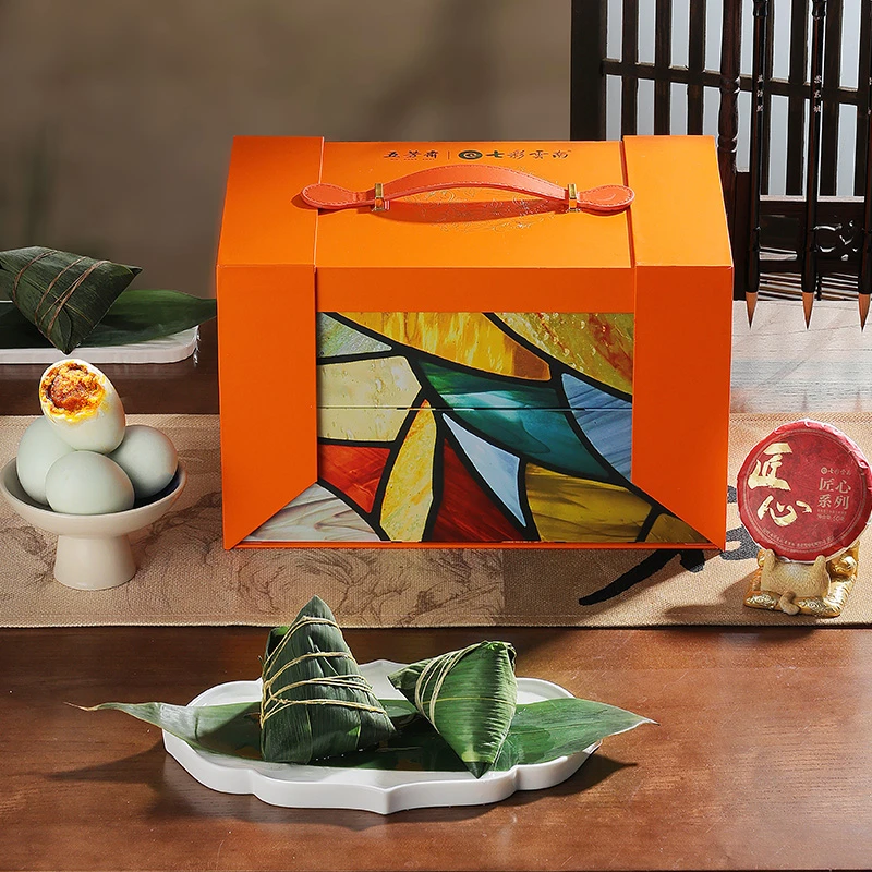 五芳斋粽子礼盒流香蛋黄猪肉粽碱水豆沙咸蛋嘉兴粽子端午送礼团购