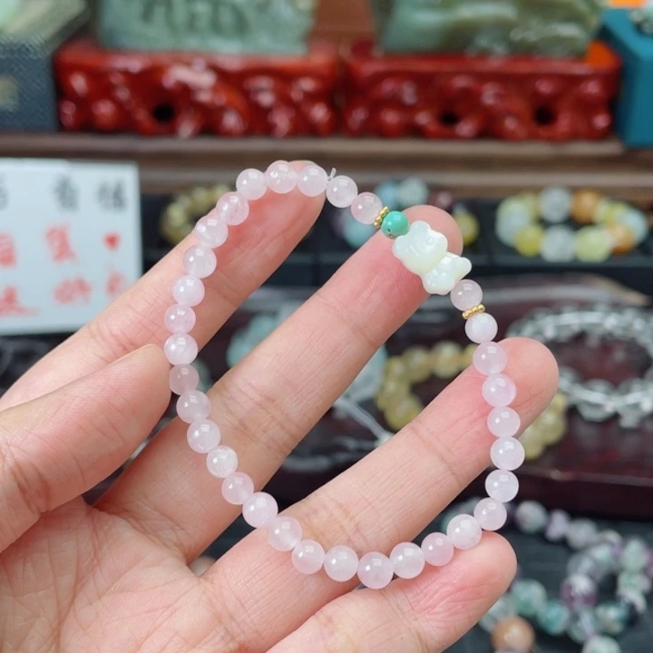 银S925镶嵌手串水晶