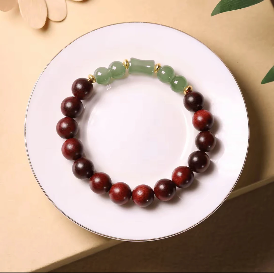 S0294 血檀竹节单圈手串 无礼盒