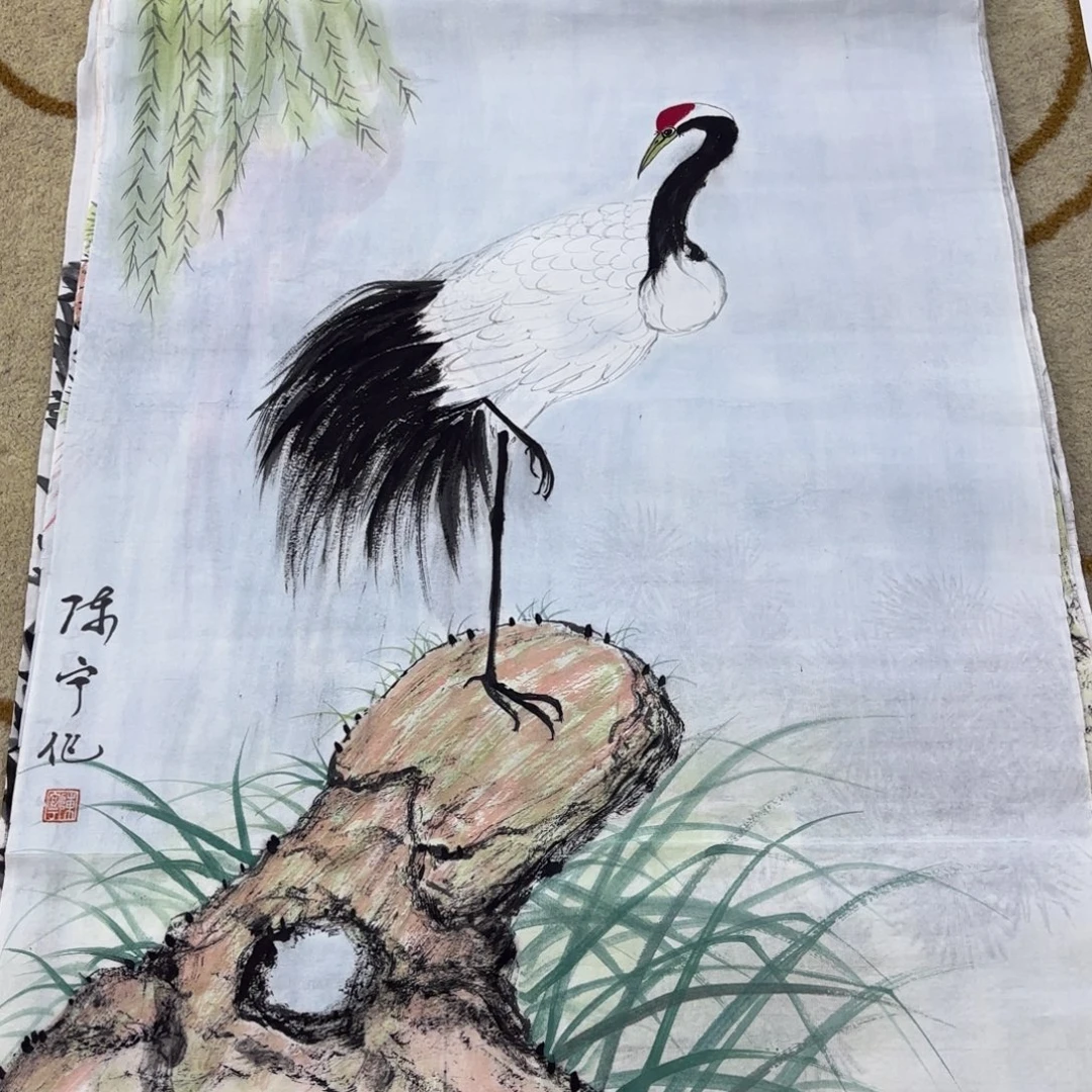 国画陈宁老师三尺刘