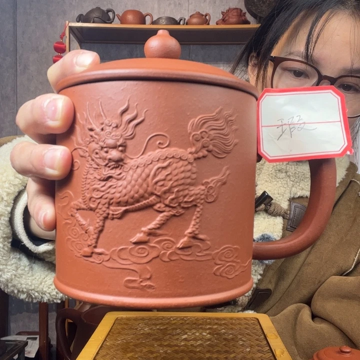 茶杯紫砂原矿紫砂杯