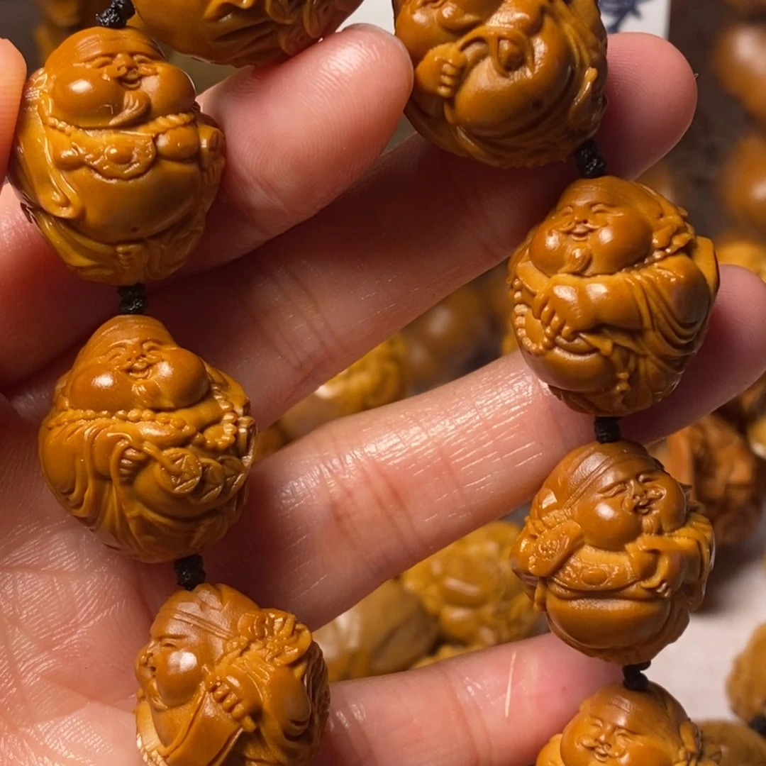 橄榄核手串/手链瑞兽财神