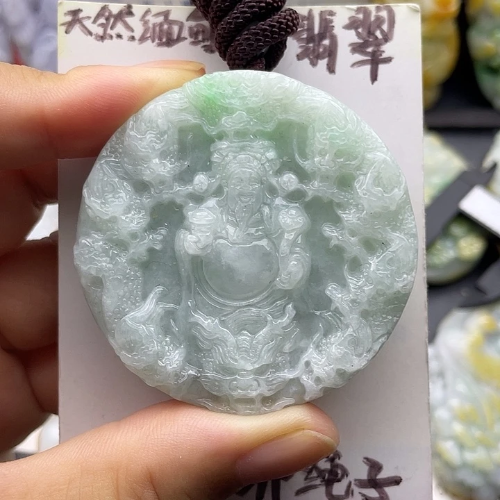 颈饰未镶嵌翡翠天然翡翠