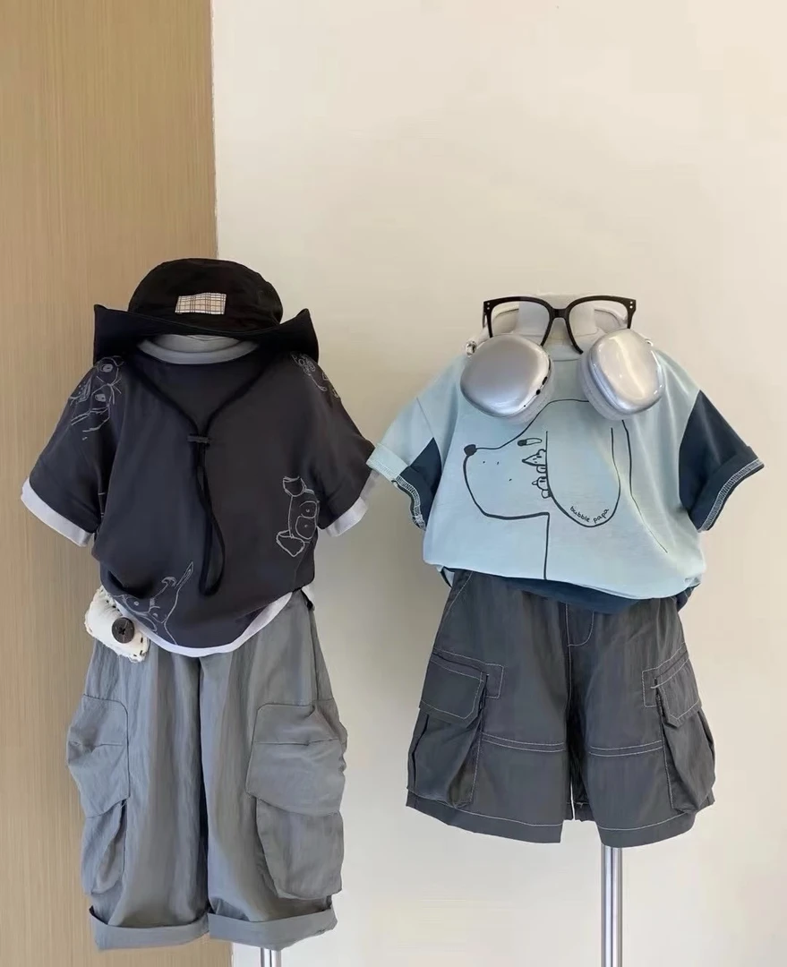 （400-599）夏季男女童休闲风日韩系穿搭裤子（直播间编码为准）