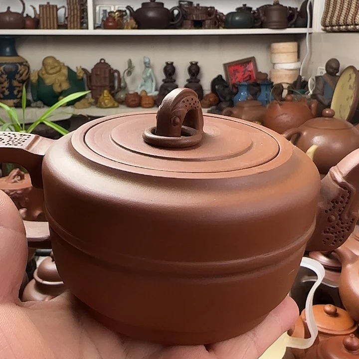 秋***月茶壶清水泥原矿紫砂