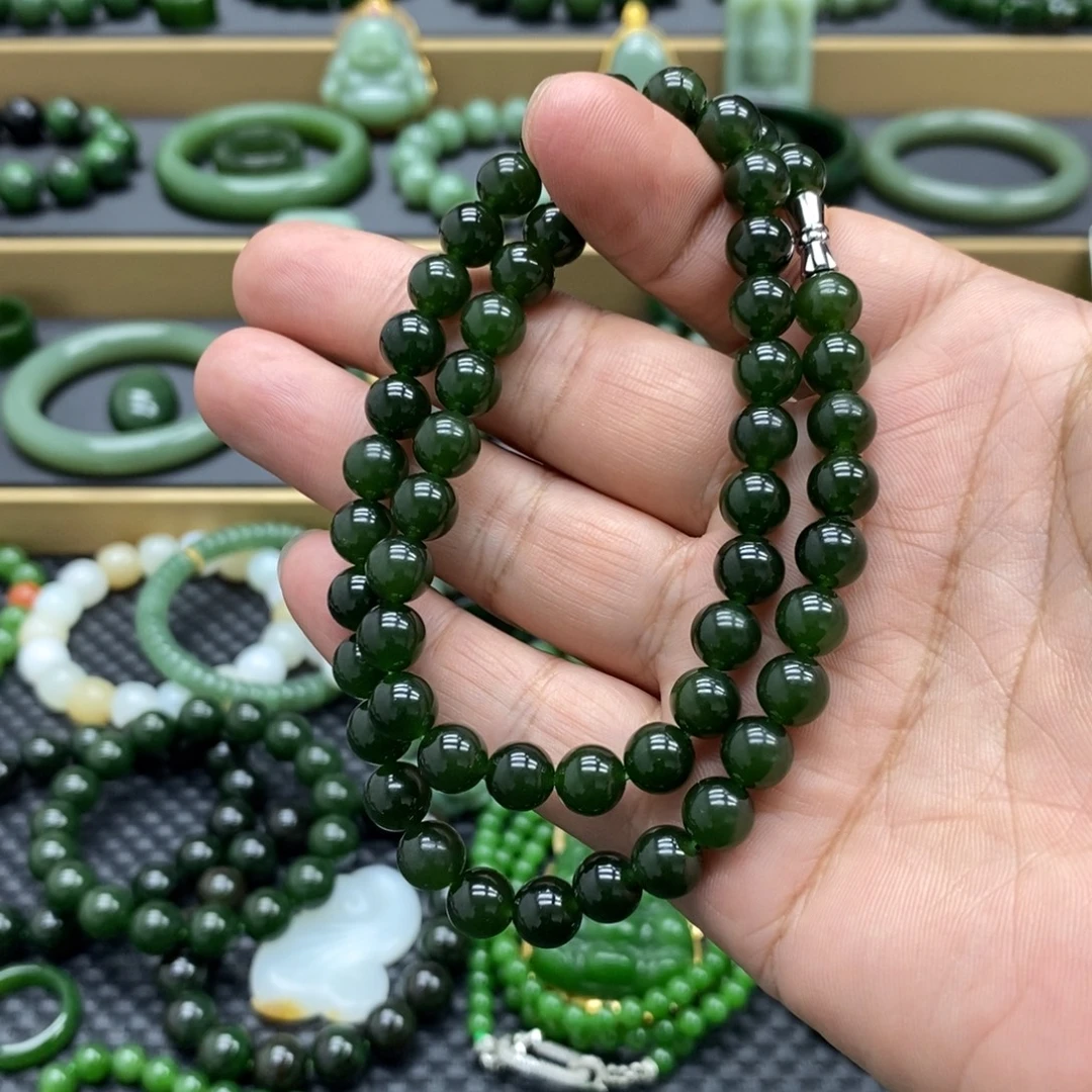 和田玉（碧玉）未镶嵌颈饰