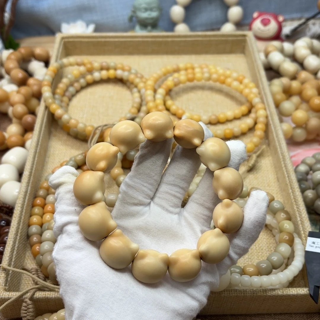 菩提根/象牙果吊坠20干磨瑕疵牙果猫头825