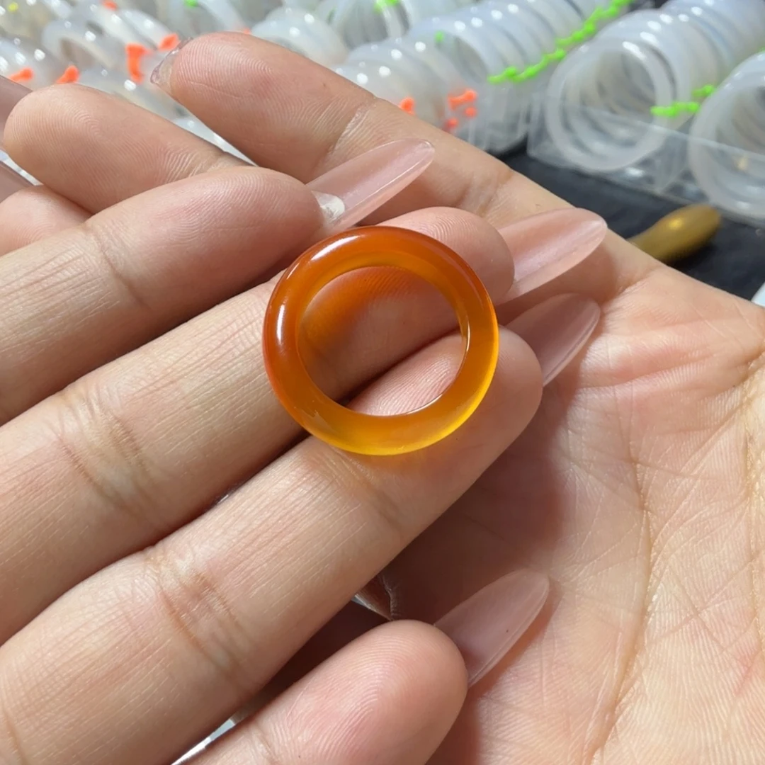 玛瑙/玉髓未镶嵌戒指