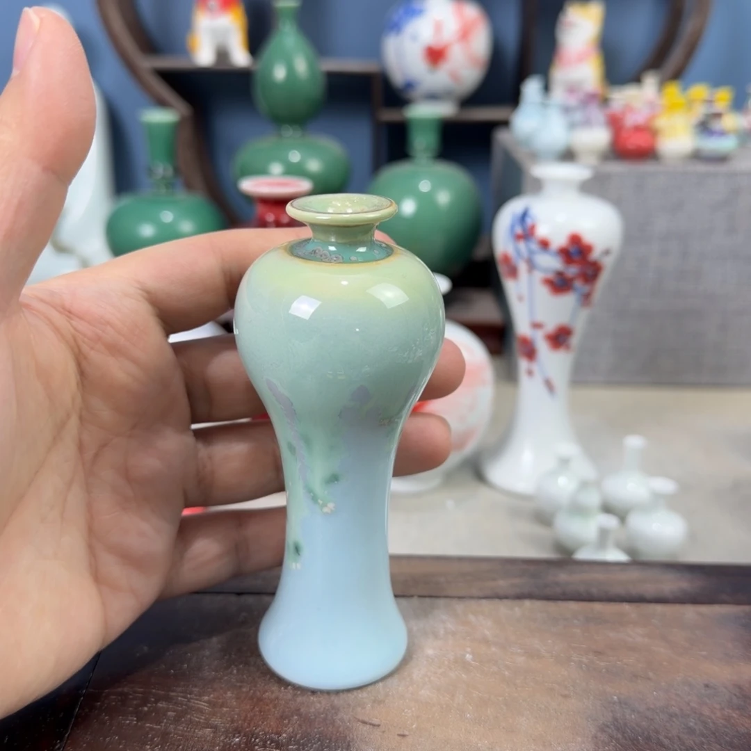 陶瓷手工小花器摆件