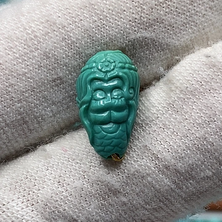 绿松石未镶嵌天然原矿 地大质检