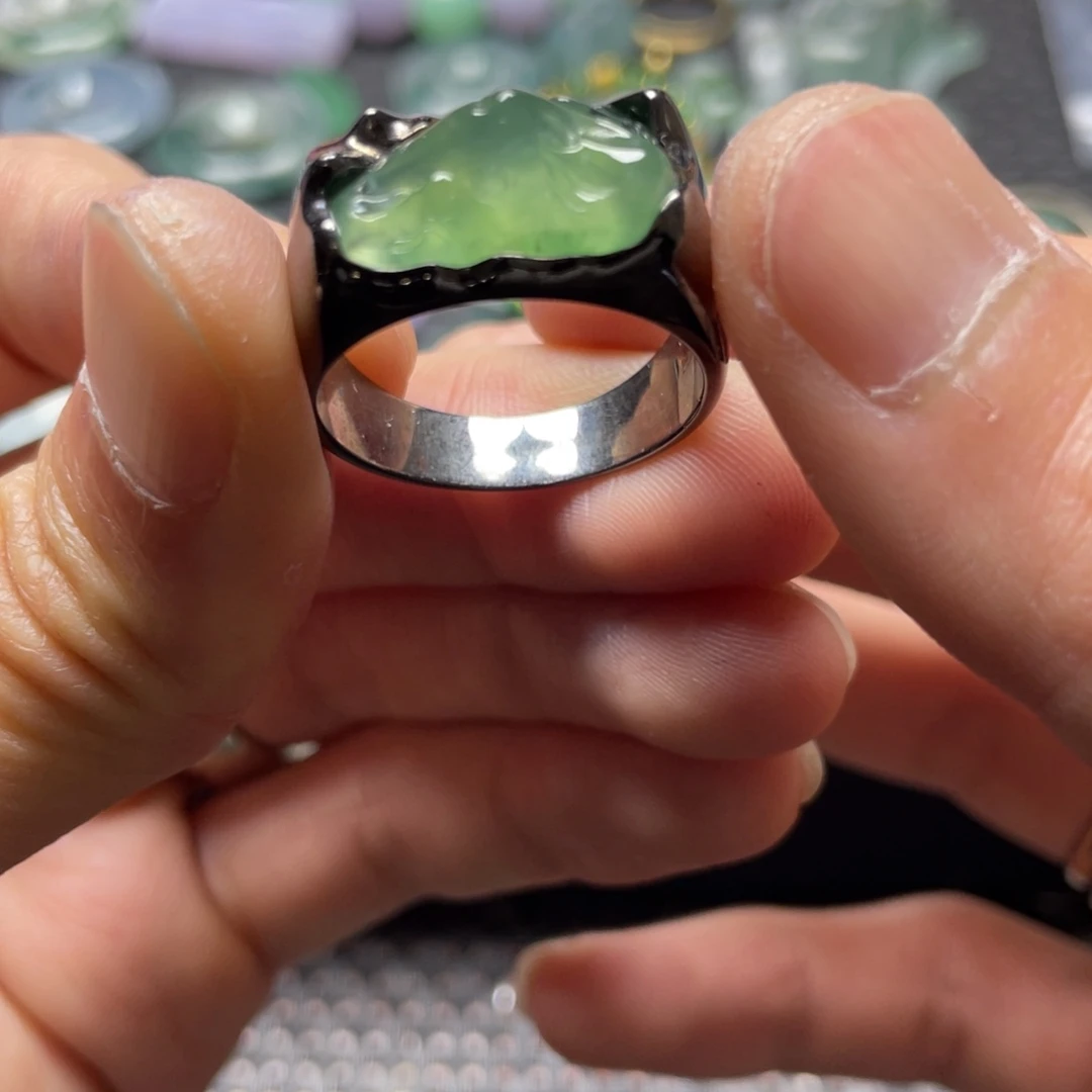 T***y翡翠未镶嵌颈饰翡翠