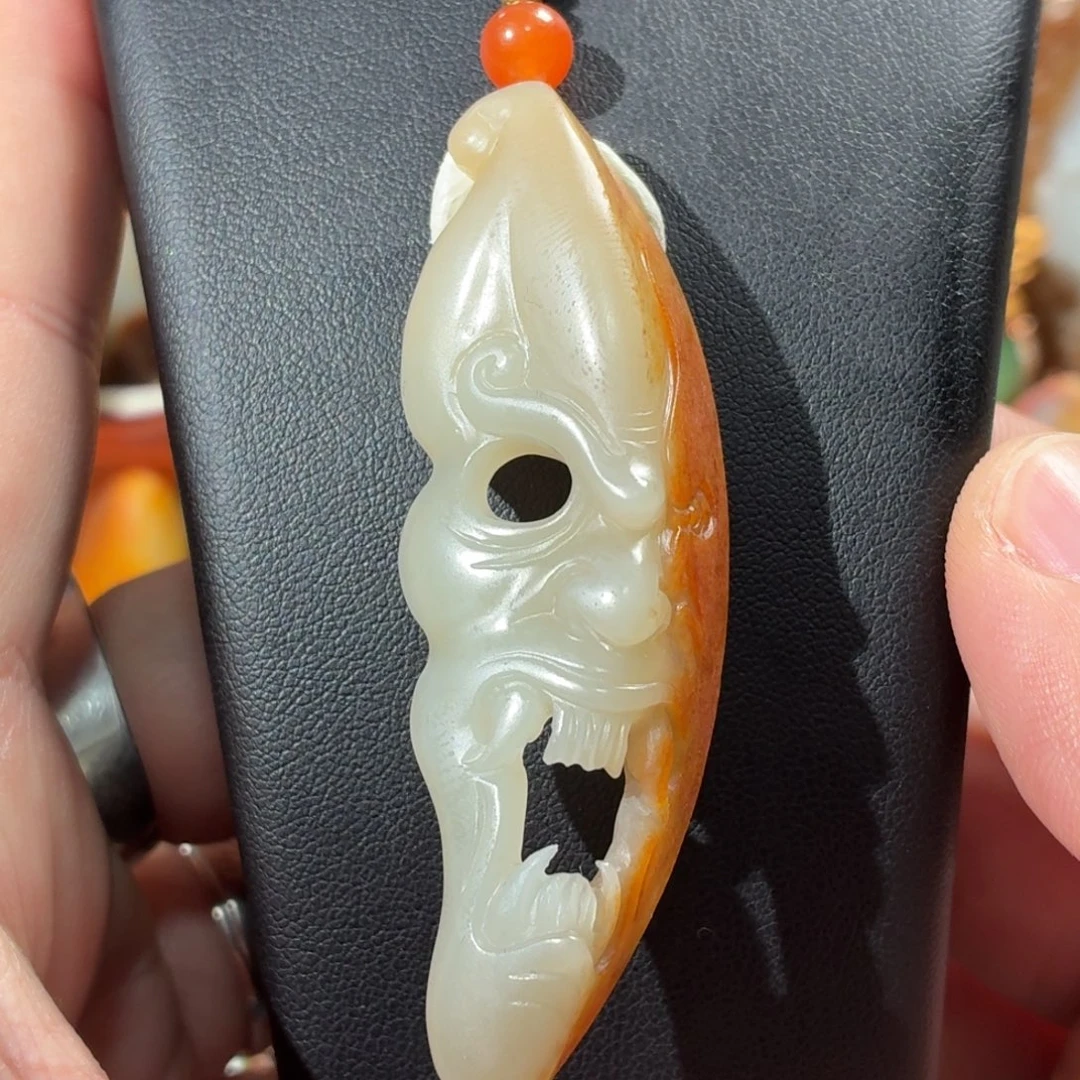 和田玉（子料）未镶嵌吊坠(赠链)15.7g