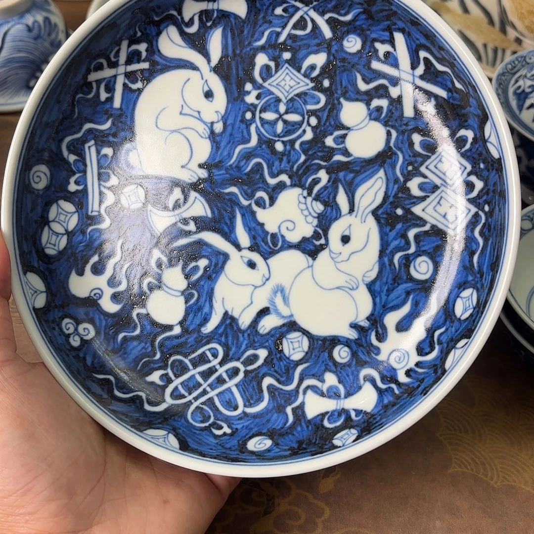 盖碗陶瓷景德镇手绘茶器