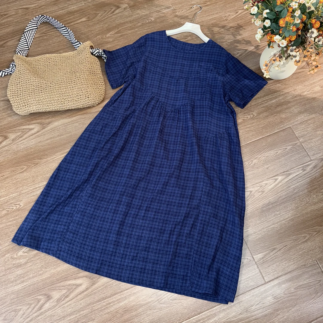 [新月]Z278夏季长款显瘦时尚连衣裙气质休闲复古国风旗袍裙