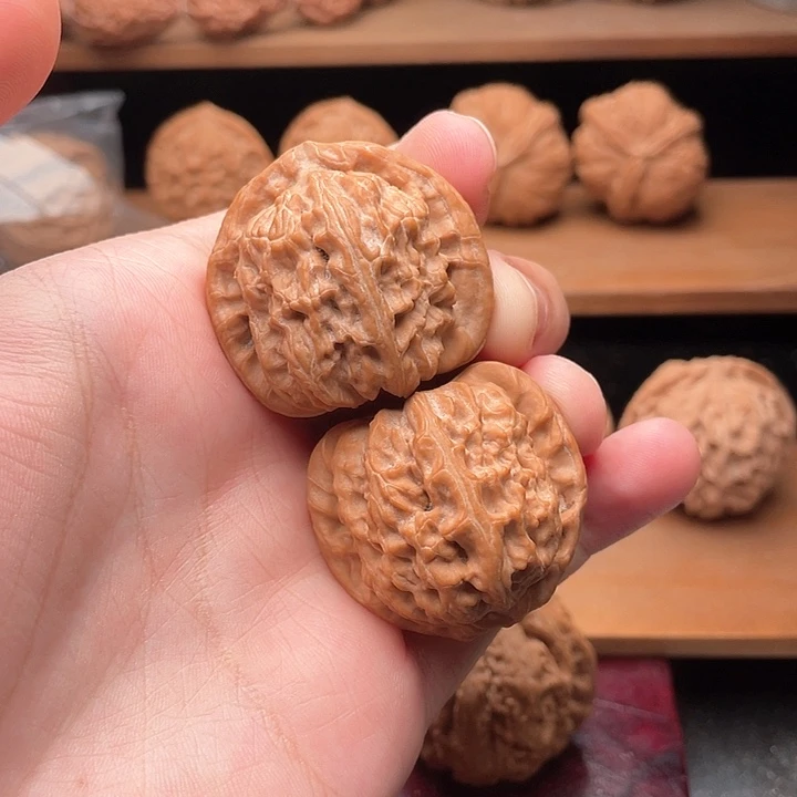 吊坠文玩核桃38毕业原装老款白狮子