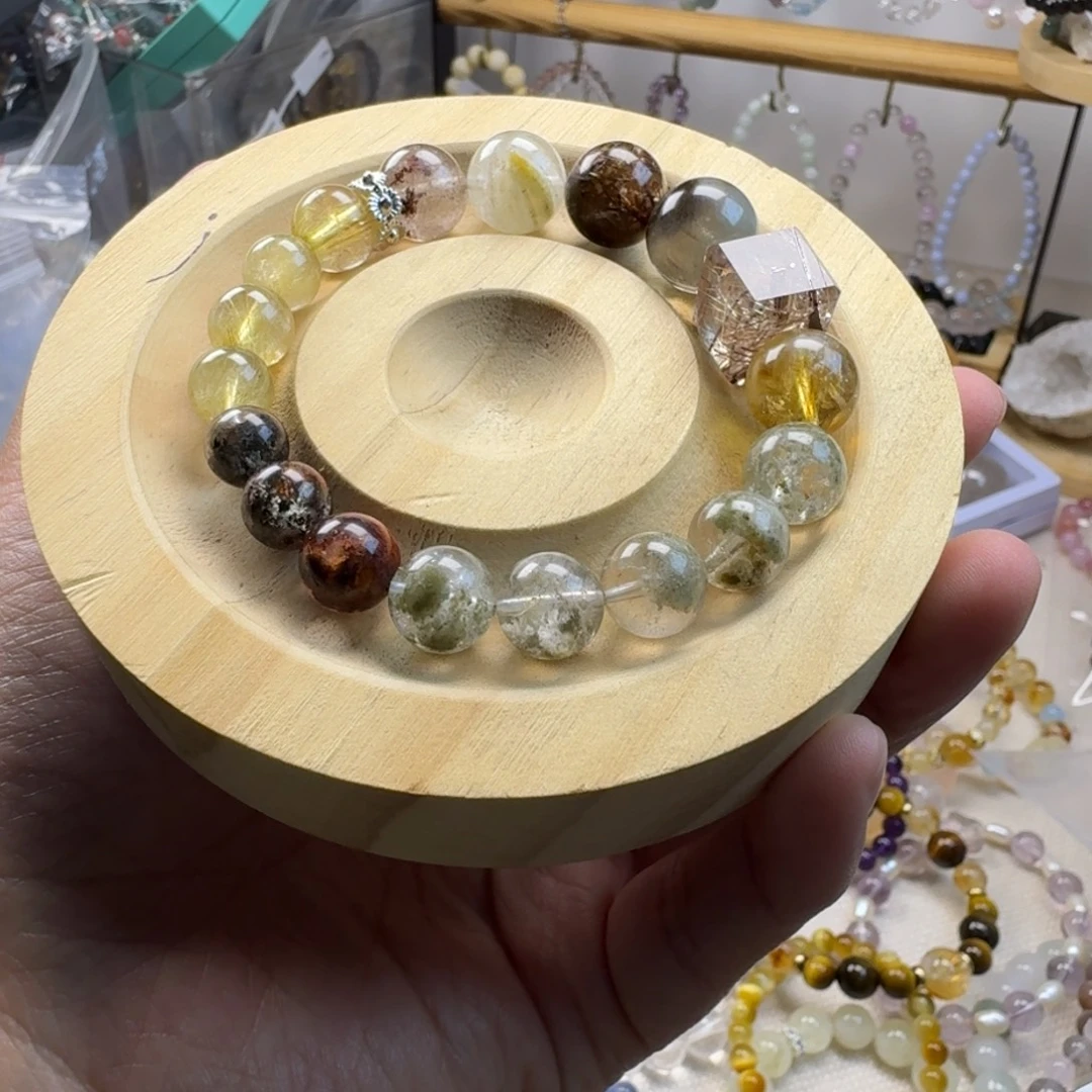 水晶手链未镶嵌Diy水晶手串