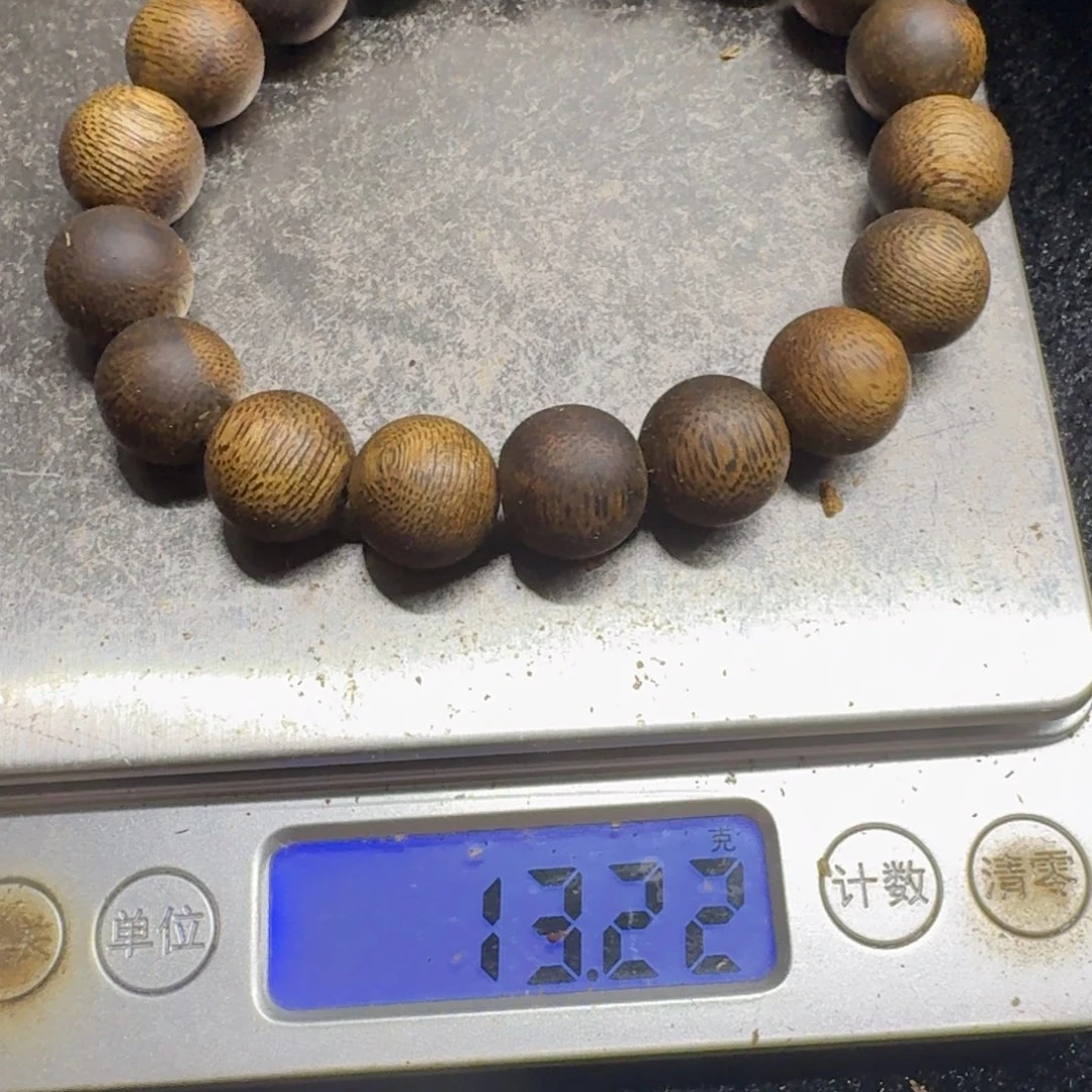 沉香沉香碎屑1.2圆珠13克