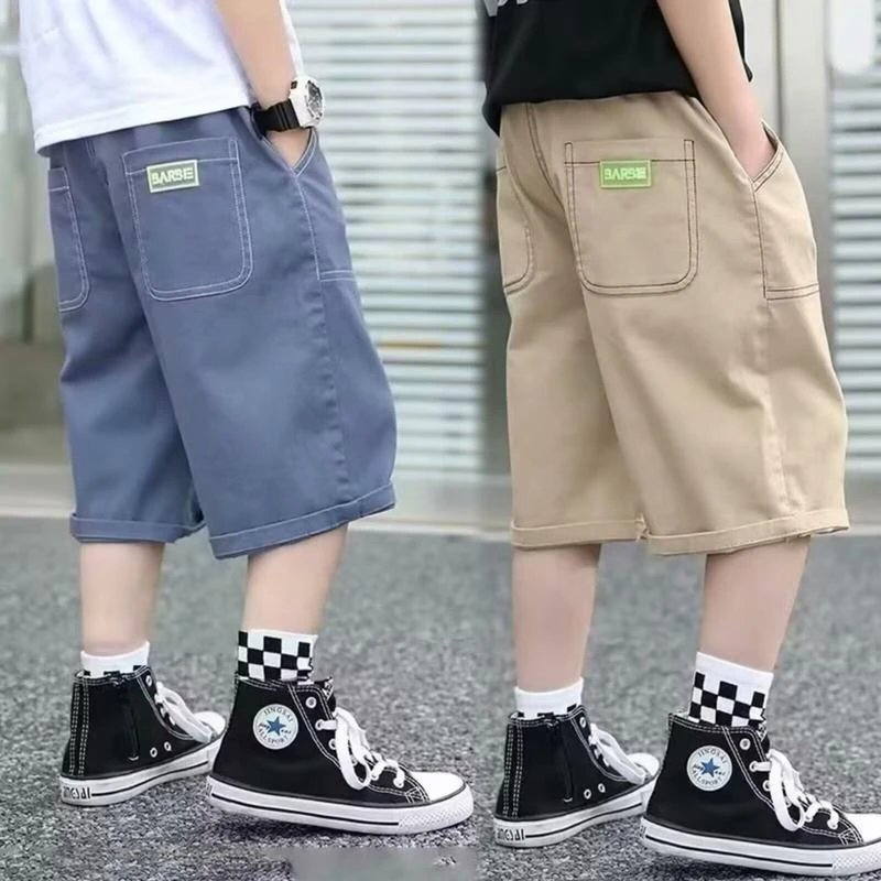 童装男童短裤夏季外穿2025新款儿童裤子运动休闲裤薄款夏装五分裤