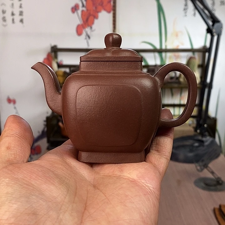 原矿紫泥半手工四方夺魁180cc