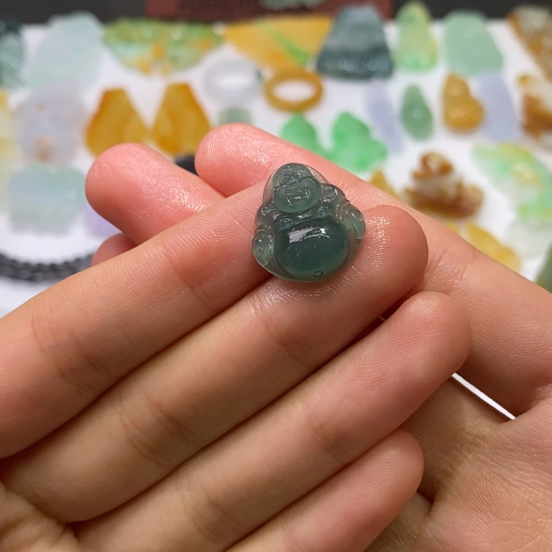 定制翡翠未镶嵌吊坠