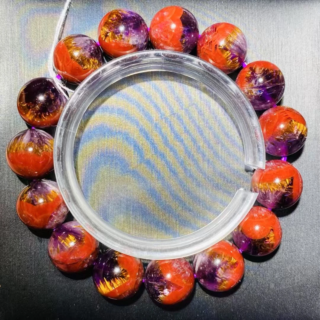 大金牙极光23手链水晶13毫米左右