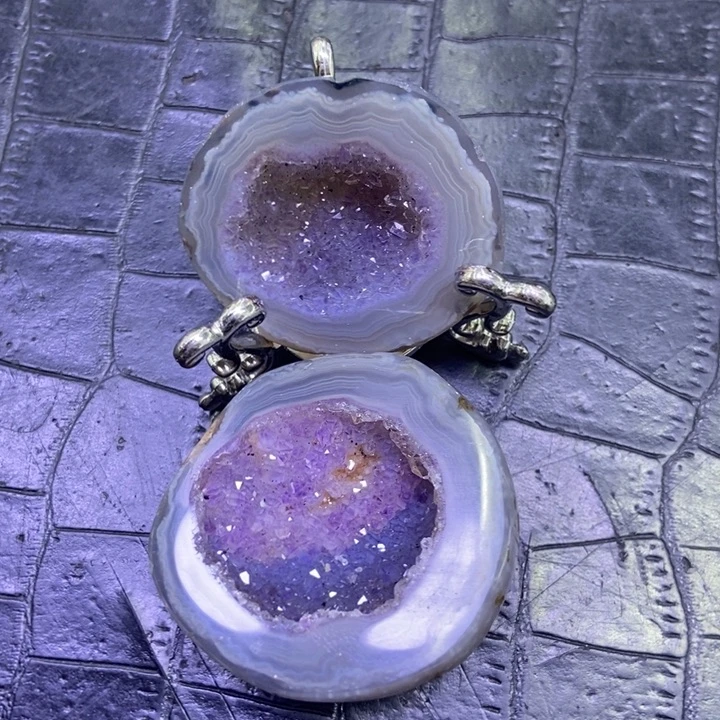 小紫盆未镶嵌水晶