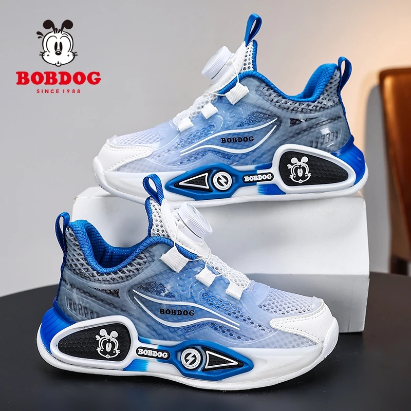 巴布豆童鞋夏季镂空网面儿童运动鞋透气男女童休闲潮鞋学生篮球鞋