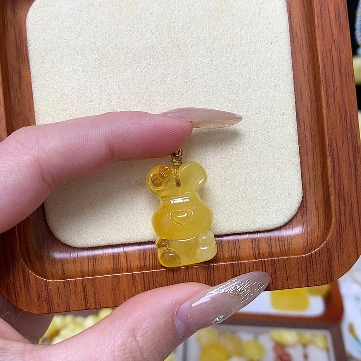 手链蜜蜡未镶嵌蜜蜡吊坠