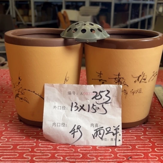 紫砂花盆紫紫砂盆