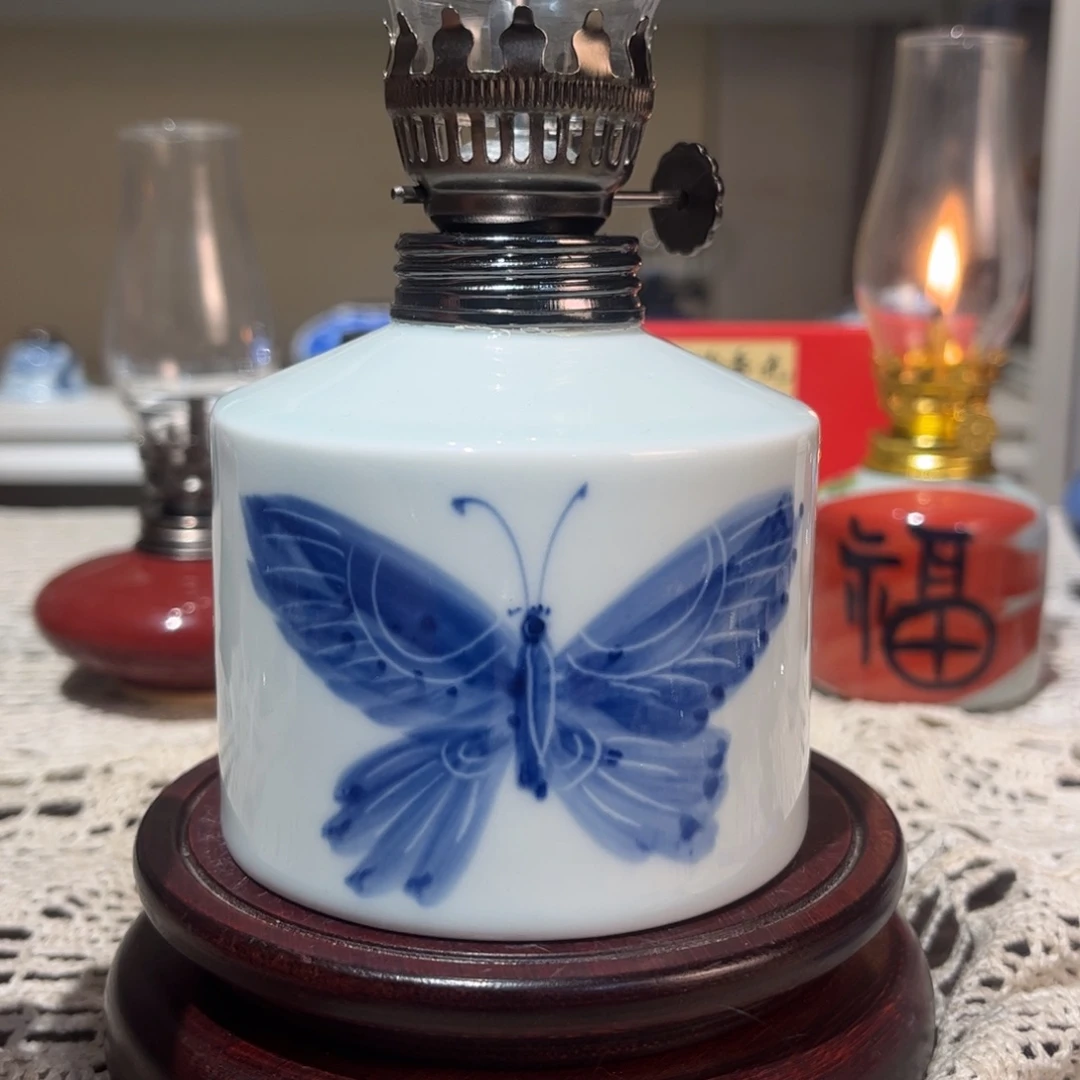 摆件景德镇陶瓷香薰灯
