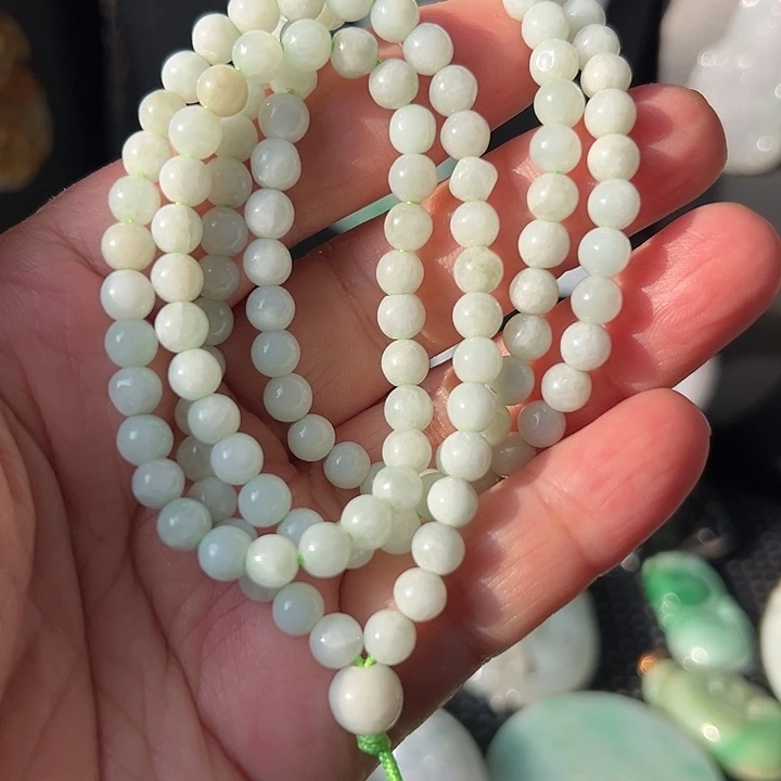 翡翠未镶嵌颈饰天然